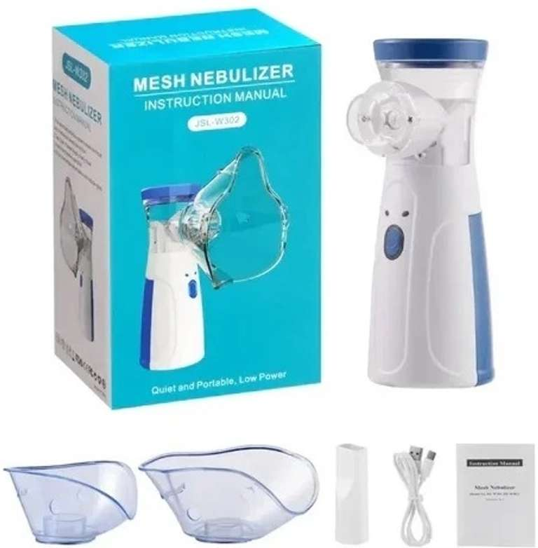 SRDH Portable Mesh Nebulizer – Silent, Travel-Friendly Inhaler for Adults & Kids