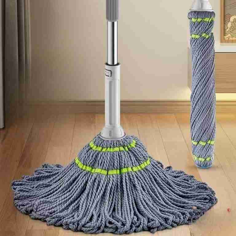 Microfiber Twist Mop for Floor Cleaning – Durable Self-Squeeze Mop Stick | Easy Pocha for Tile, Hardwood & Laminate (Multi)